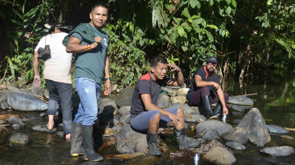 op bezoek in Ecuador