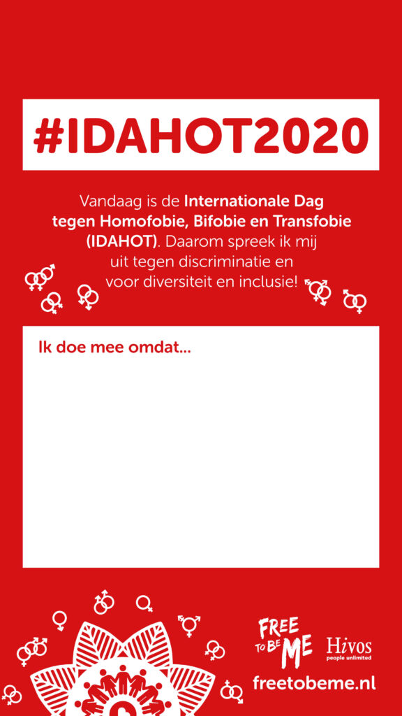 IDAHOT2020 Instagram rood NL